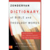 Zondervan Dictionary Of Bible And Theology Words (Paperback)