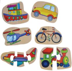 LITTLE MOVERS (6-IN-1) PUZZLE 2-3 PIECES
