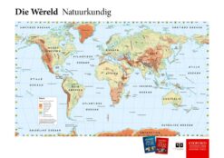 Oxford Muurkaart: Wreld Fisies