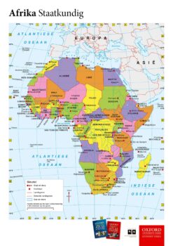 Oxford Muurkaart: Afrika Polities