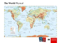 Oxford Wall Map: World Physical