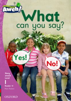Aweh! Grade 1 Level 1 Reader 10: What can you say?
