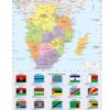 Poster Pack: Tourism: Poster 7 SADC Political map