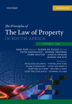 Principles of the Law of Property in South Africa 2e
