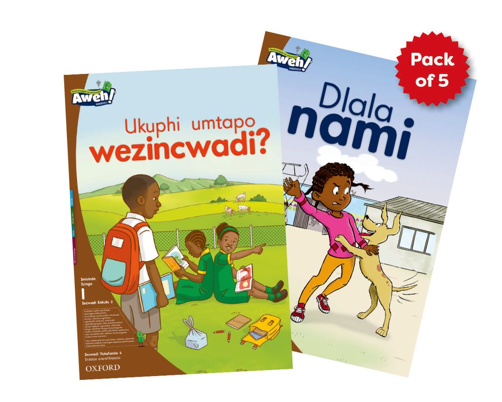 Aweh! Ibanga 1 Izinga 1 Ipheki yezincwadi ezinkulu (zi-5)