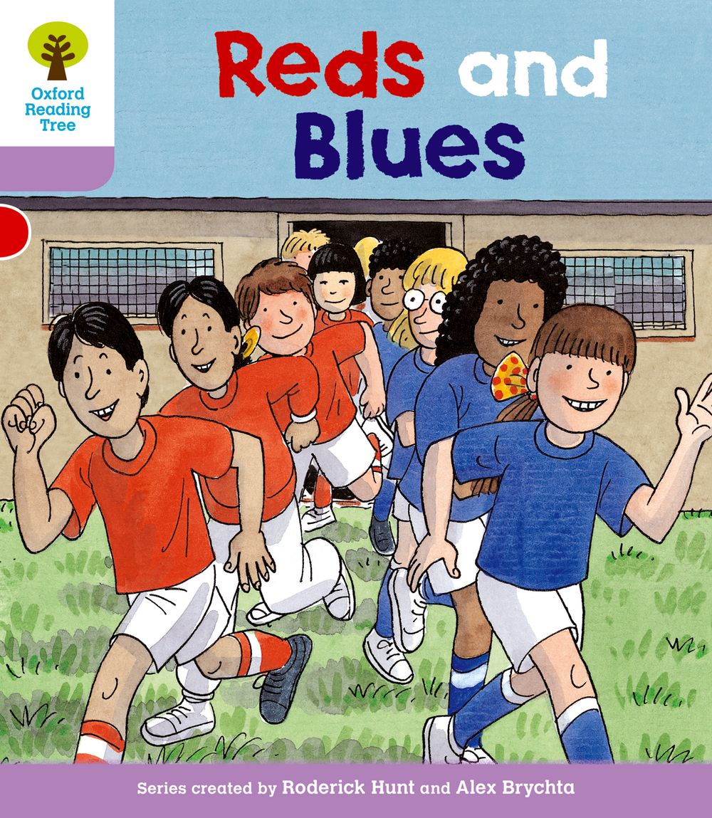 Oxford Reading Tree Stage 1+ First Sentences: Reds & Blue