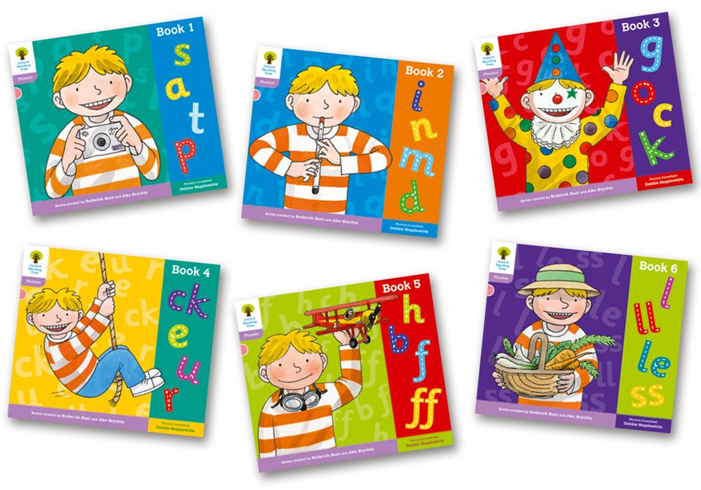 Oxford Reading Tree Stage 1+ Floppy’s Phonics Sounds & Letters (Pack of 6)