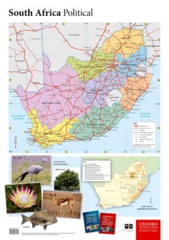 Oxford Wall Map: South Africa Political
