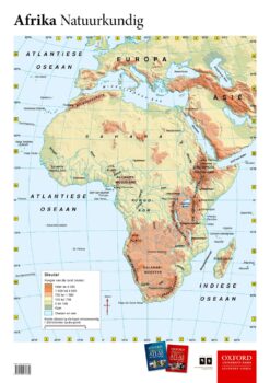 Oxford Muurkaart: Afrika Fisies