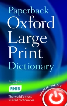 Paperback Oxford Large Print Dictionary - 9780199216307