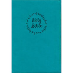 NIV Value Thinline Bible Large Print Blue (Comfort Print)(Imitation Leather)
