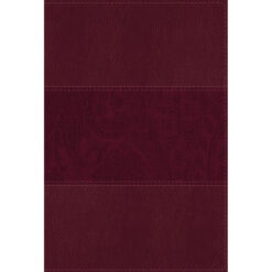 NIV Study Bible Revised Large Print Burgundy (Comfort Print)(Imitation Leather)