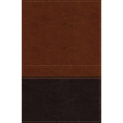 NIV Reference Giant Print Red Letter Indexed Brown (Comfort Print)(Imitation Leather)