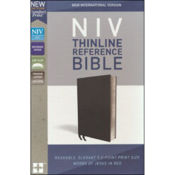 NIV Thinline Reference Premium Red Letter Black (Comfort Print)(Bonded Leather)
