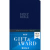 NIV Blue Paperback Gift & Award Bible Red Letter Edition Comfort Print
