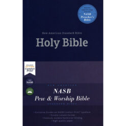 NASB Pew And Worship Bible (1995) Blue (Comfort Print)(Hardcover)