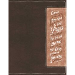 NIV Beautiful Word Bible Peel / Stick Tab Brown (Comfort Print)(Imitation Leather)