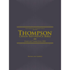 NASB Thompson Chain Reference Red Letter Bible Comfort Print Navy (Hardcover)