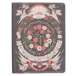 NIV The Jesus Bible Artists Edition Grey Floral (Imitation Leather)