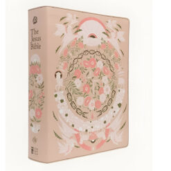 ESV Peach Floral Imitation Leather Jesus Bible Artists Edition