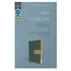 NIV Teal Imitation Leather Thinline Bible Comfort Print
