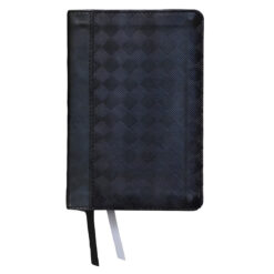 NIV Black and Gray Imitation Leather Thinline Compact Bible Red Letter Comfort Print