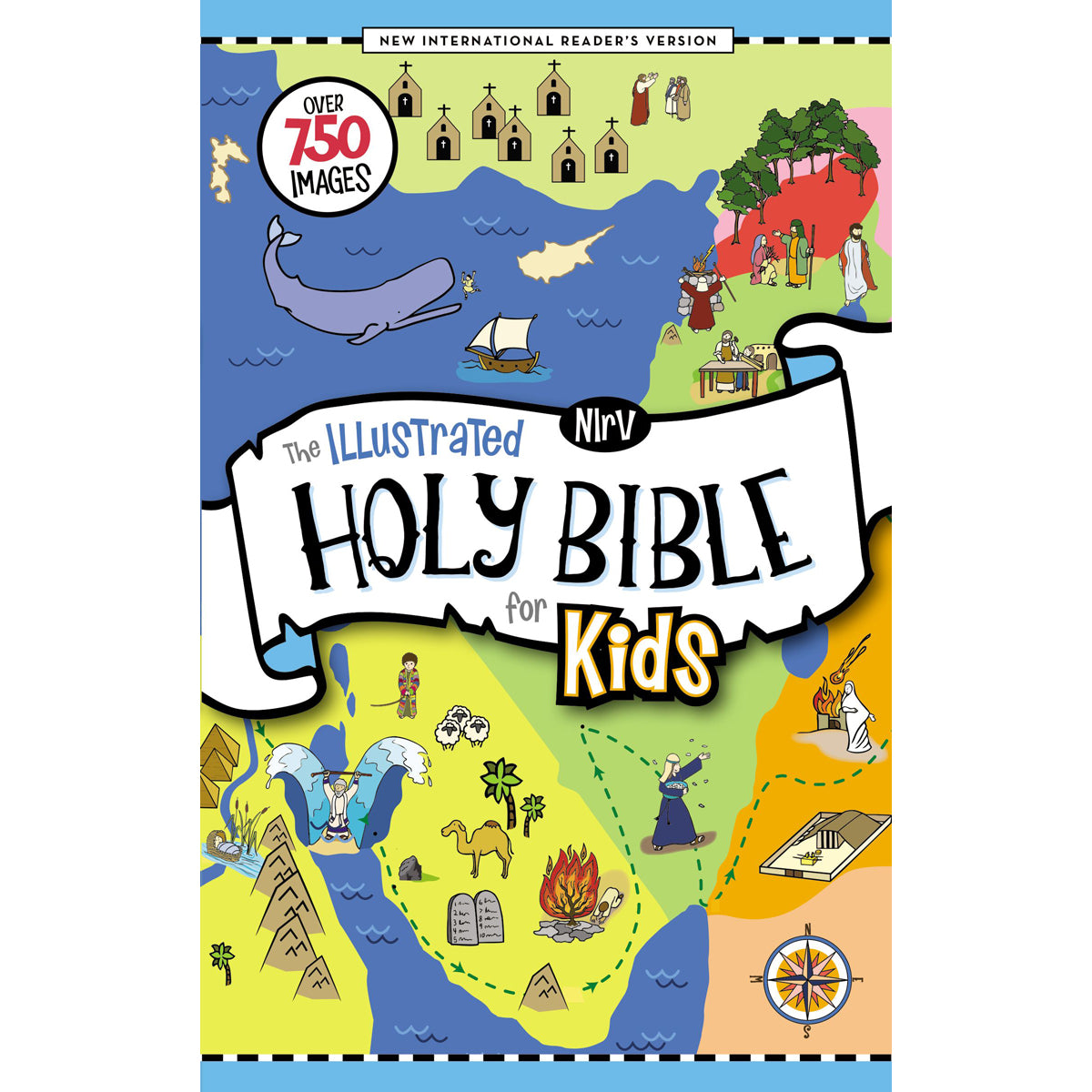 NIRV Illustrated Holy Bible For Kids Full Color (Comfort Print)(Hardcover)
