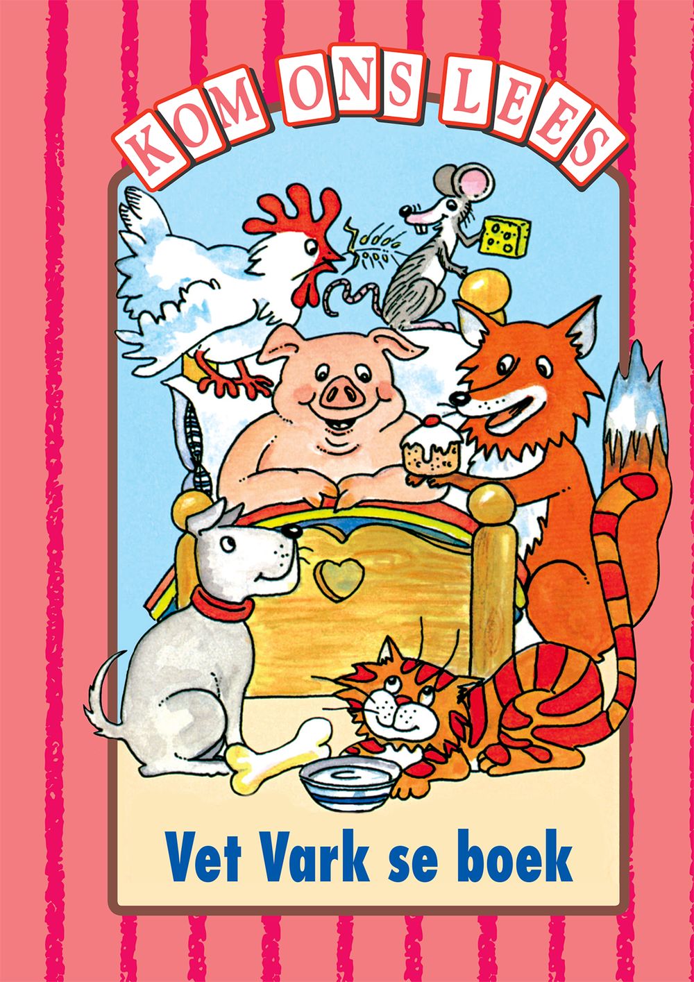Kom Ons Lees Pienk Vlak: Vet Vark se boek