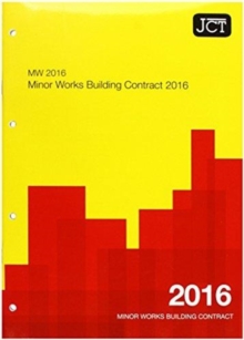 JCT:Minor Works Building Contract 2016 (MW) - 9780414052543