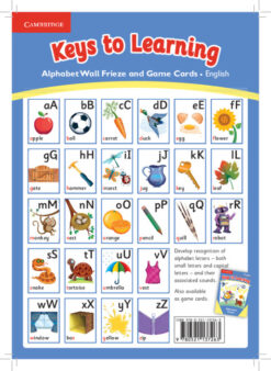 Keys to Learning Game and Alphabet Wall Frieze English