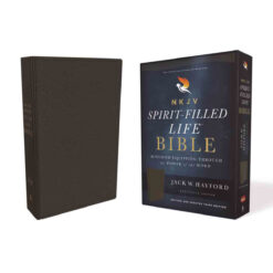 NKJV Spirit Filled Life Bible Black (Genuine Leather)