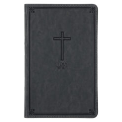 NKJV Deluxe Gift Bible Red Letter Gray (Comfort Print)(Imitation Leather)
