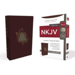 NKJV Thinline Compact Red Letter Burg (Comfort Print)(Imitation Leather)
