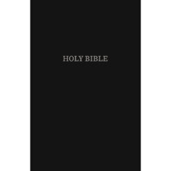 KJV Pew Bible Red Letter Edition Black (Comfort Print)(Hardcover)