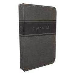 KJV Deluxe Gift Bible Red Letter Edition Gray (Comfort Print)(Imitation Leather)