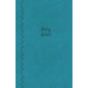 KJV Blue Imitation Leather Compact Value Thinline Bible Red Letter Comfort Print