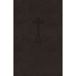 KJV Black Imitation Leather Compact Value Thinline Bible Red Letter Comfort Print
