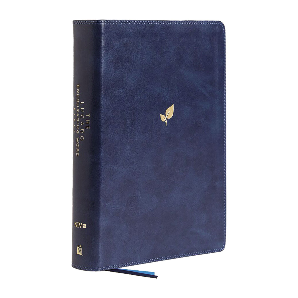 NIV Lucado Encouraging Word Bible Blue (Comfort Print)(Imitation Leather)