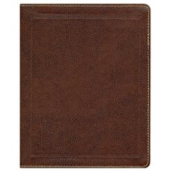 KJV Journal: The Word Bible Red Letter Brown (Comfort Print)(Bonded Leather)
