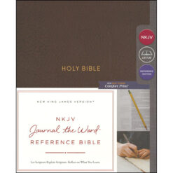 NKJV Journal The Word Reference Bible Red Letter Ed Brown (Imitation Leather)