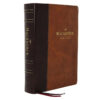 NKJV MacArthur Study Bible 2nd Edition Brown (Comfort Print)(Imitation Leather)