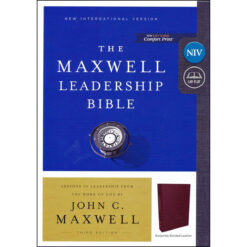 NIV Maxwell Leadership Bible 3rd Premium Burgundy (Comfort Print)(Bonded Leather)