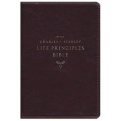 NKJV Charles F. Stanley Life 2nd Ed Burgundy (Comfort Print)(Imitation Leather)