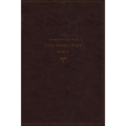 NKJV Charles F Stanley 2nd Edition Index Burgundy (Comfort Print)(Imitation Leather)