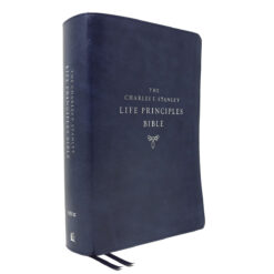 NIV Charles F. Stanley Life Principles Bible 2nd Edition Blue (Comfort Print)(Imitation Leather)