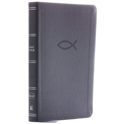 NKJV Thinline Bible Youth Red Letter Gray (Comfort Print)(Imitation Leather)