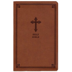 KJV Value Thinline Compact Red Letter Brown (Comfort Print)(Imitation Leather)