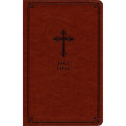 KJV Thinline Bible Red Letter Edition Brown (Comfort Print)(Imitation Leather)