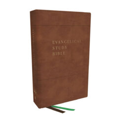 NKJV Evangelical Study Bible Brown Comfort Print (Imitation Leather)