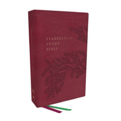 NKJV Evangelical Study Bible Rose Comfort Print (Imitation Leather)
